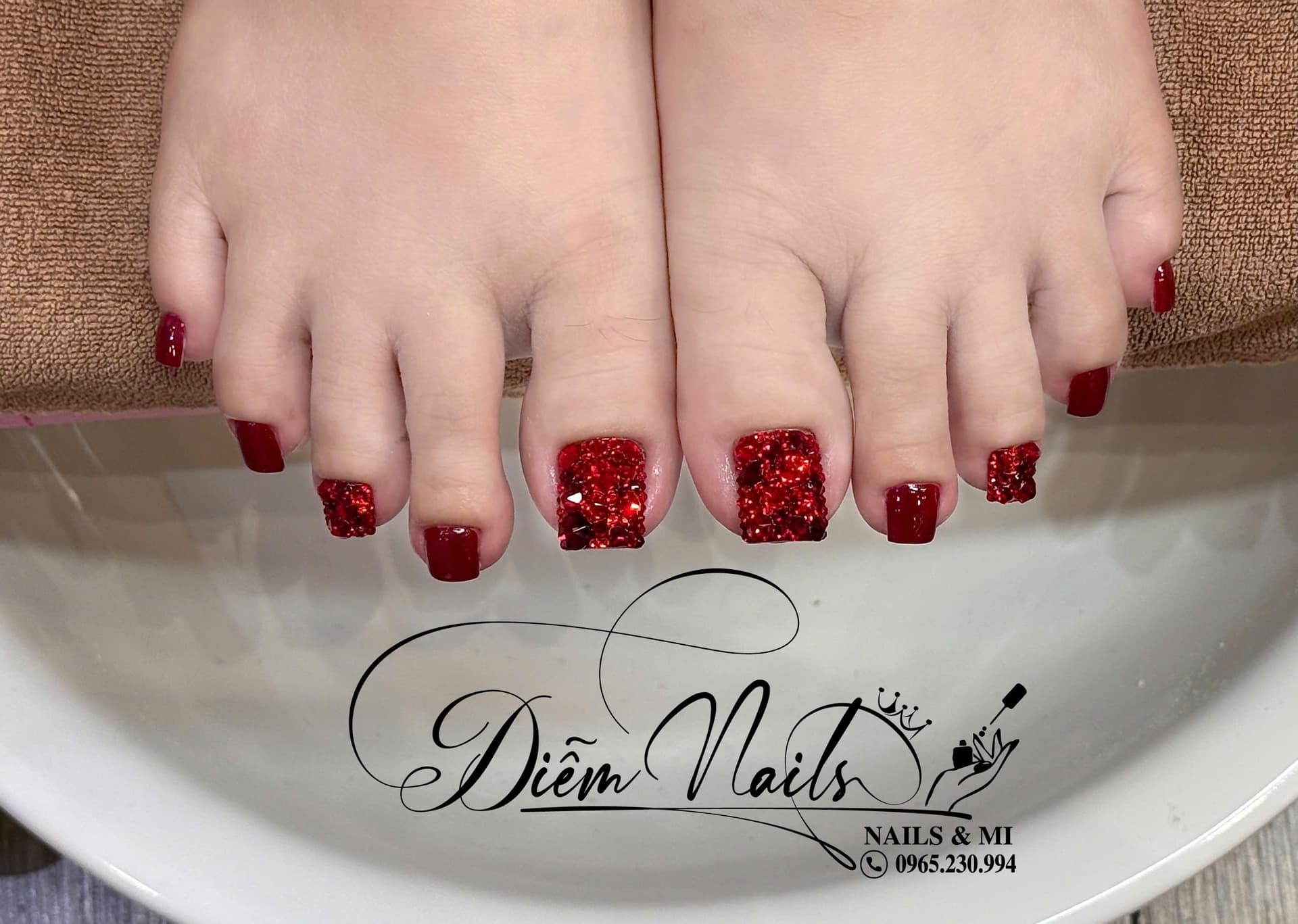 3D Nails & Spa studio interior showcasing luxury nail salon environment in Gaithersburg MD