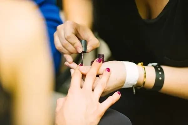 3D floral nail art design at 3D Nails & Spa Gaithersburg