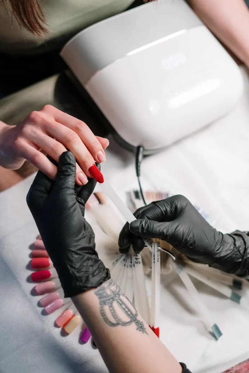 Acrylic Full Set With Gel Polish nail service at 3D Nails & Spa